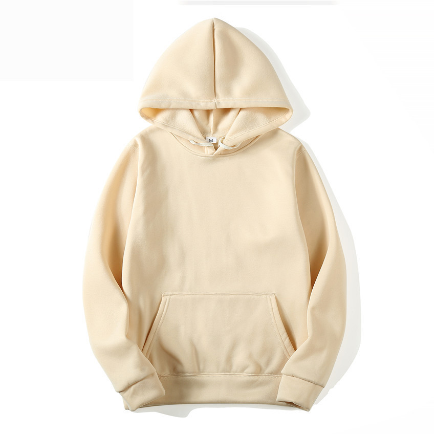 Hoodies Sweatshirts Men Woman Fashion Solid Color Red Black Gray Pink Autumn Winter