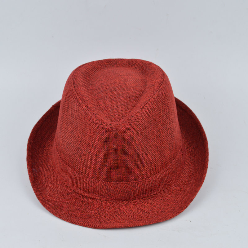 Men Hats Fedoras Top Jazz Plaid Hat Adult Bowler Hats Classic Version Chapeau Hats