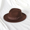 Free Shipping Men Fedoras Women Fashion Jazz Hat Autumn And Winter Coffee Woolen Blend Cap Outdoor Casual Dancing Hat
