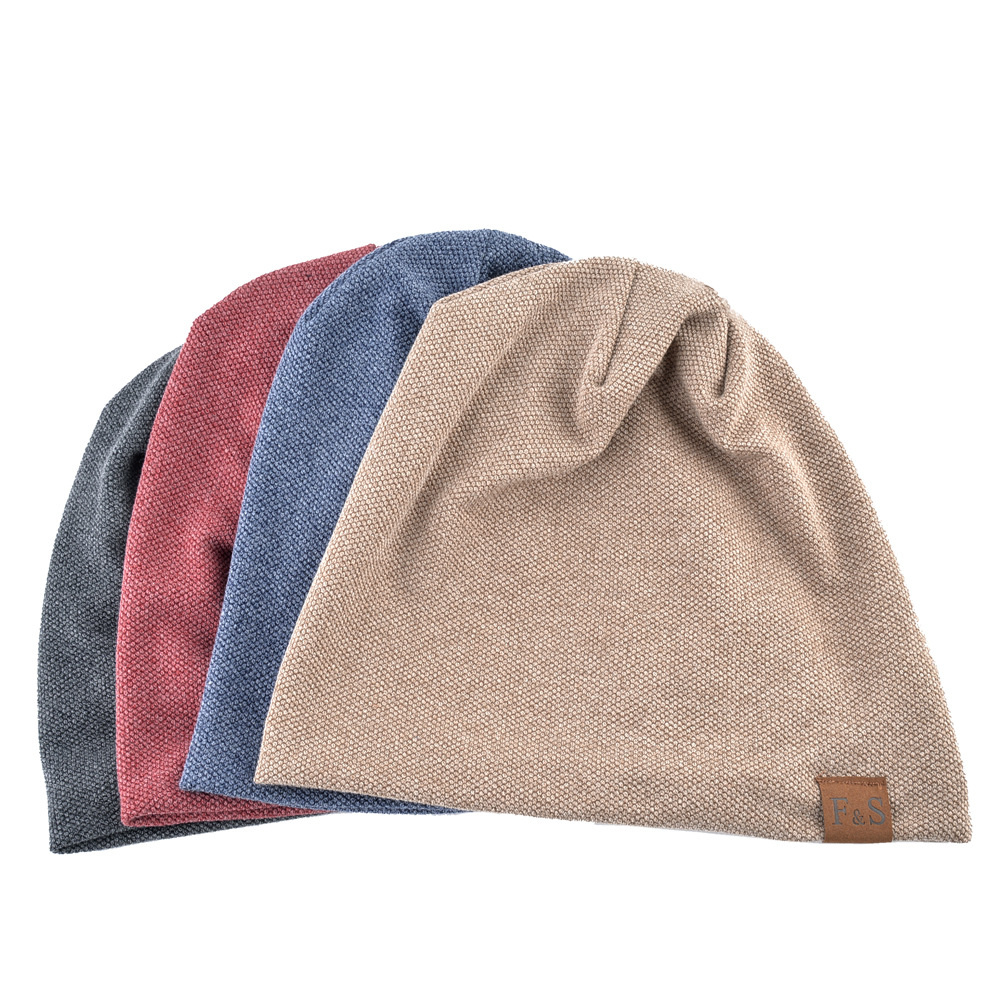 Men Women Winter Warm Beanies Skullies Knitted Solid Casual Brand Soft Knitting Hat Outdoor Plus Velvet