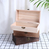 Retro Jewelry Box Desktop Wood Clamshell Storage Hand Decoration Wooden Box Storage Containers Jewlery Organizer Household