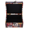 Vintage Retro Wooden Box With Lock Storage Container Box Trinket Jewelry Bracelet Pearl Ring Treasure Case Chest Organizer