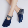 New Fashion Silk Women Yoga Sports Socks Anti-Slip Gym Fitness Underwear Breathable Cross Back Pilates Dance Sport Ankle Socks