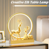 30CM LED Table Lamp Bedroom Circular Desk Lamps Home Decoration Living Room Stepless Dimming Bedside Lamp Night Light Gift