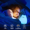 7 Colors Cute Cat Light Bear Lamp Elf Nightlights Touch Sensor Led Cartoon Decor Bedroom Christmas Gift for Kids Baby Nursery