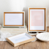 Wooden Photo Frame Picture Frames Wall Photo Card Holder Specimen Shadow Box Dry Flower Holder Desktop Ornament