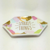 Wholesale Customized Decal Christmas Decorative Dining Plates Ceramic Hotel Dinnerware Christmas Tree Plate Food Serving Dish