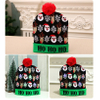 Adult Kids Child Xmas Decoration Reindeer Santa Snowman Top Led Light Christmas Hat