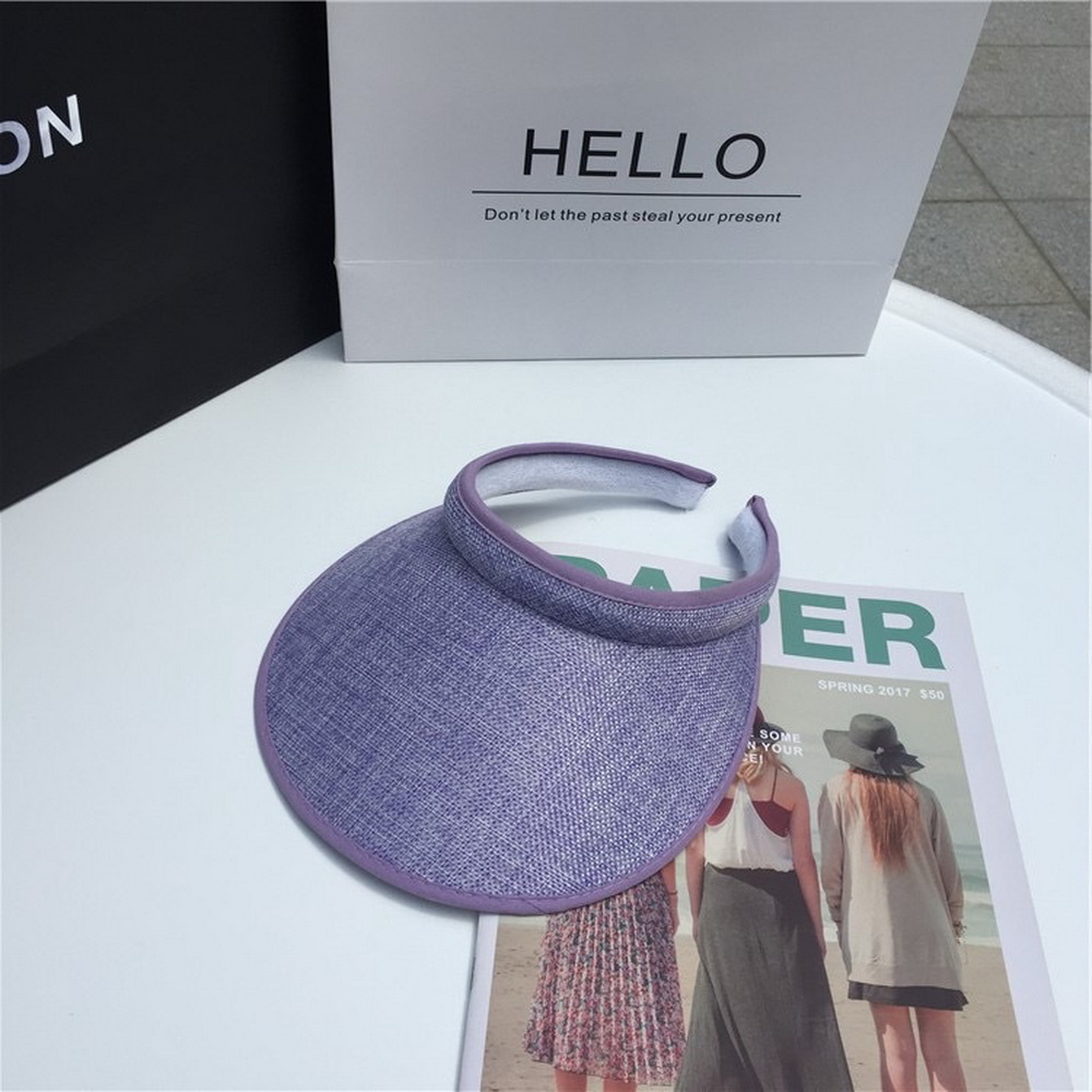 Hot Selling Screen Printing Logo Adult Cotton Sports Running Golf Sun Visor Cap Fishing Hats