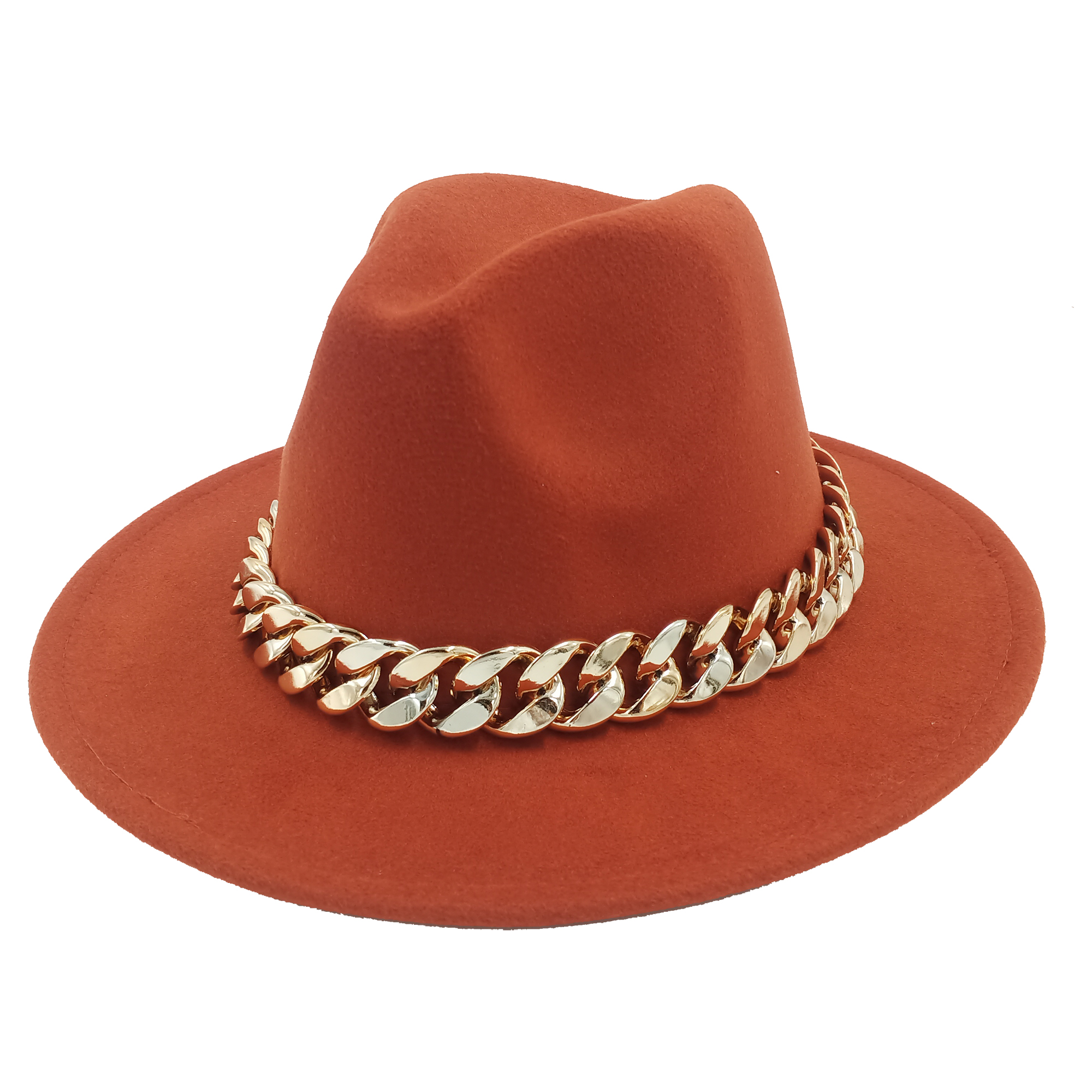 Men Fedora Unisex Solid Color Fedora Hat Women&#39;s 21-color Wide Brim Jazz Top Hat Autumn Winter British Retro Panama Hat