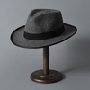 Free Shipping Men Fedoras Women Fashion Jazz Hat Autumn And Winter Coffee Woolen Blend Cap Outdoor Casual Dancing Hat