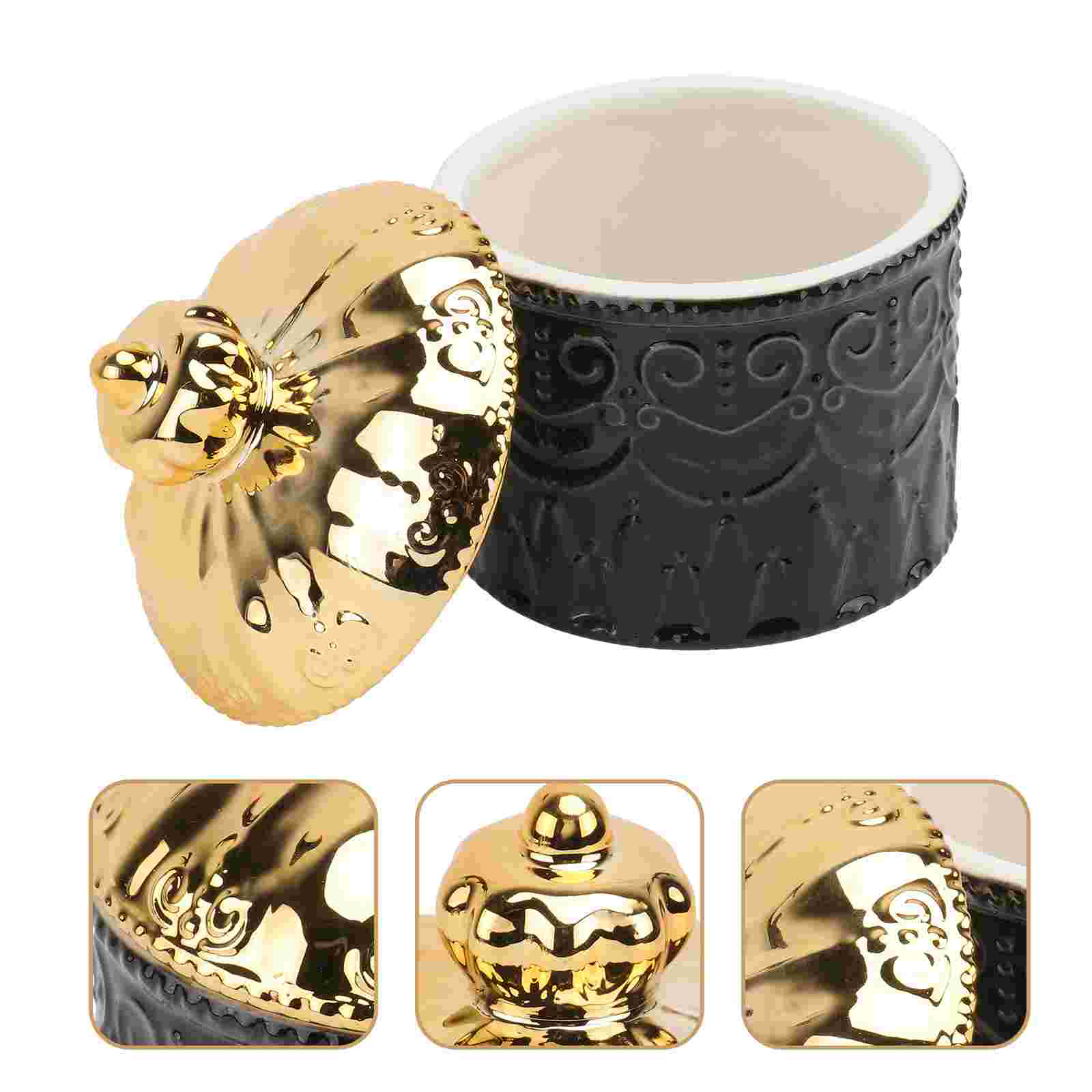 Jewelry Box Ceramic Storage Trinket Holder Case Ring Tank Candy Keepsake Trinkets Gift Pot Containers Makeup Engagement