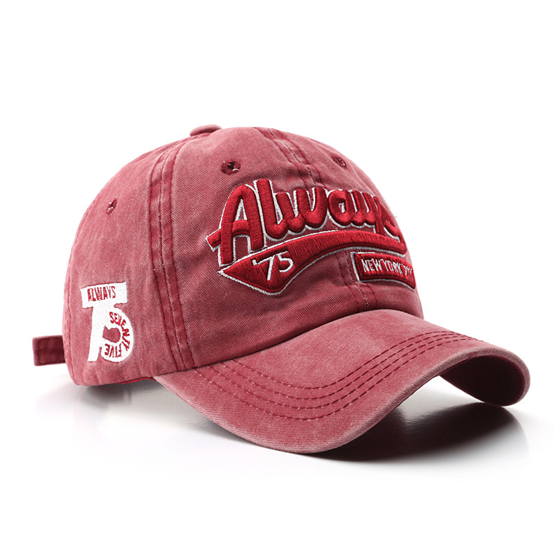 2023 New Fashion Outdoor Sports Cotton Baseball Cap For Women Casual Retro Embroidery Men Cap Hip Hop Rebound Cap Snapback Hat