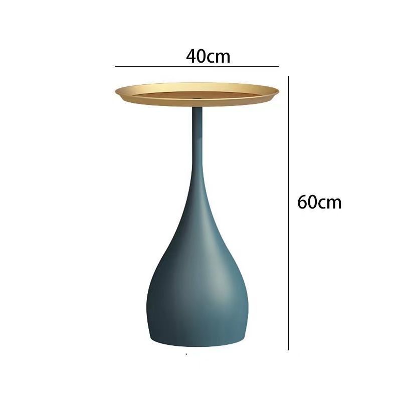 Table Basse Sofa Small Side Table Gold Round Coffee Table Metal Console Table Bedside Table Living Room Bedroom Furniture