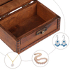 Jewelry Storage Case Treasure Jewelry Container Trinket Wooden Dormbedsundries Vintage Boxes Pirate Jewelry Organizer Display
