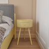 Modern Industrial Retro Style Bedside,Rustic Metal Wood 1 Drawer Bedside,nightstand Bedside Table