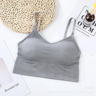 Custom Logo Fitness Sports Wear Hot Sexy Yoga Bra Jacquard Halter Neck Strap Top Workout White One Shoulder Sports Bra Gym Wear
