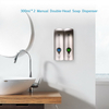 Professional Bathroom Wall Mounted Plastic Double Hotel Liquid Soap Dispenser 