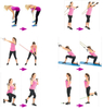 16pcs/set Fitness Resistance Tube Band Yoga Gym Stretch Pull Rope Exercise Training Expander Door Anchor with Handle Ankle Strap