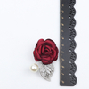 Red Royal Blue Rose Flower Brooch Women Men Jewelry Pin Bride Groom Collar Breastpin Brooches Corsage Dress Coat Accessories