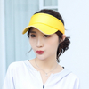Summer Hat For Women Breathable Ponytail Sun Hats Men Adjustable UV Protection Visor Empty Top Patchwork Sport Golf Running Caps