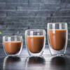80/250/350/450ml Heat-resistant Double Wall Glass Cup Beer Coffee Cups Handmade Healthy Drink Mug Tea Mugs Transparent Drinkware