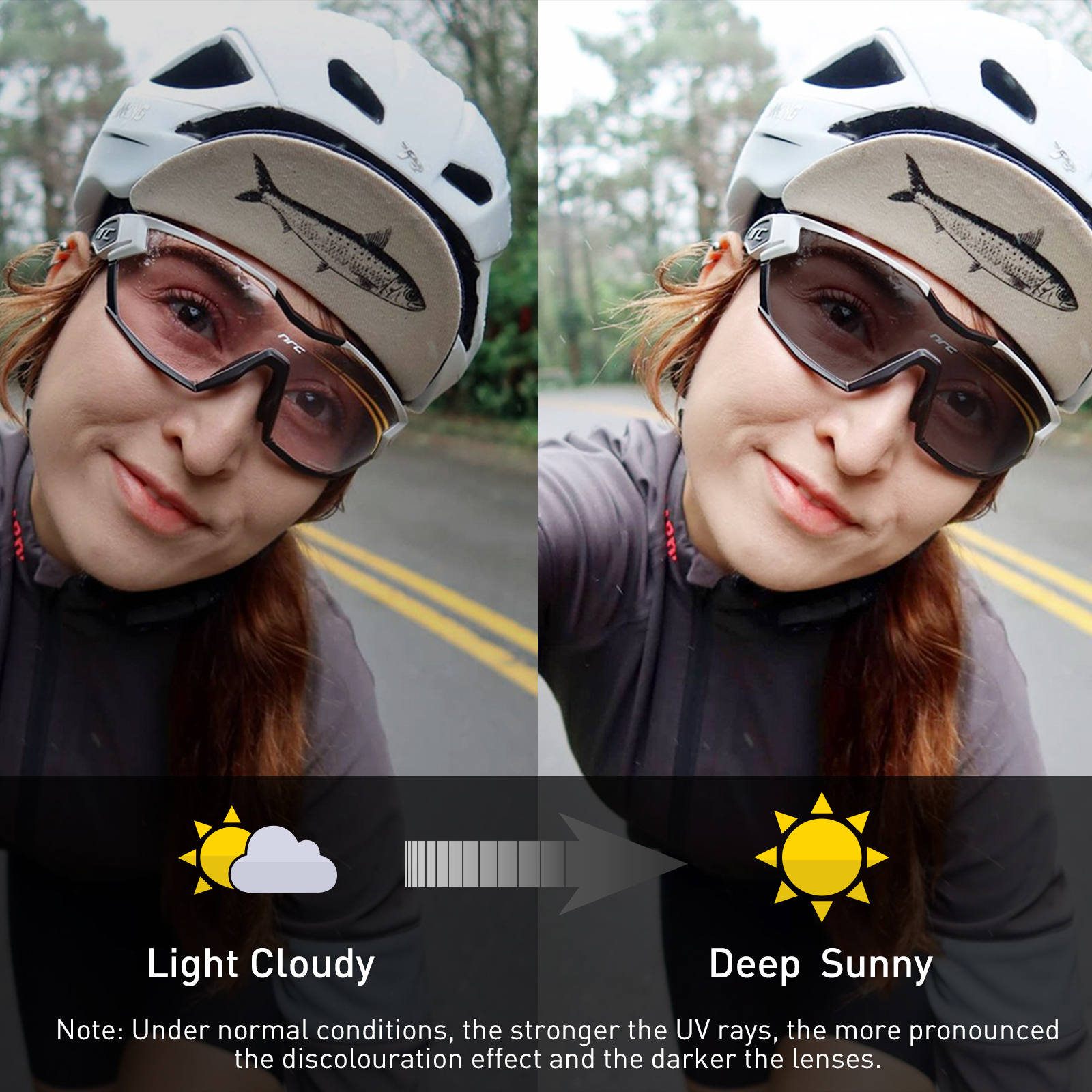 2023 NRC P-Ride Photochromic Cycling Glasses man Mountain Bike Bicycle Sport Cycling Sunglasses MTB Cycling Eyewear woman