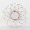 Multifunctional wooden long for abstract wall mirror decoration made in China