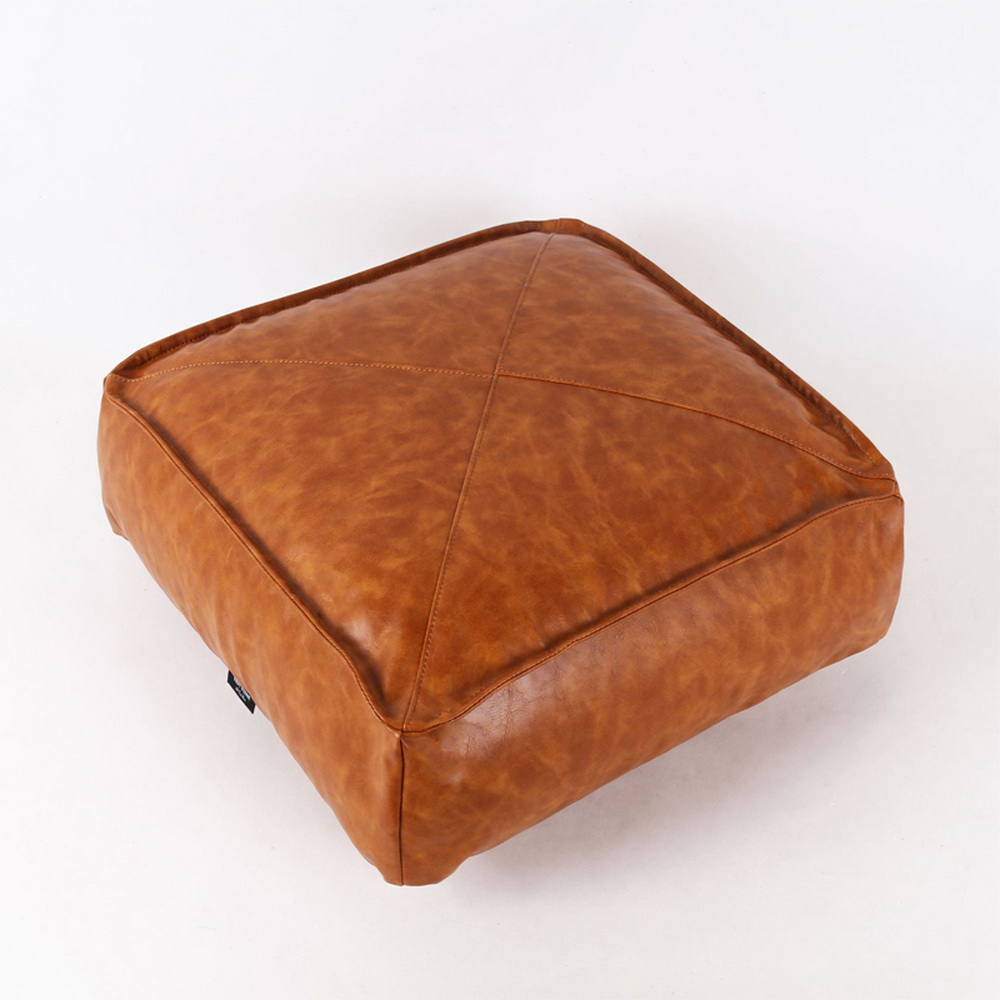  Living Room Furniture Simple Design Modern Velvet Ottoman Footstool Colorful Round Shaped Metal Base Pouf