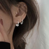 LISM 2020 New Fashion Stud Earrings 925 Sterling Silver for Women Small Round Geometric Earrings Ear Cuff Charm Jewelry Gift