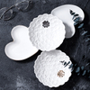 Nordic Heart Shape Clover Ceramic Plate Dish Small Jewelry Trinket Dish Decorative Tray Porcelain Saucer Home Ceramic Crafts