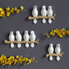 Wall Decoration Resin Bird Creative Wall Bedroom Wall Stickers for Living Room Hotel Home TV Background Wall Decorations