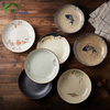 3.5/7/8inch Japanese Dessert Salad Dinner Plate Ceramics Pasta Cake Serving Dish Dipping Sauce Dishes Hand-painted Tableware