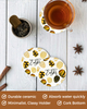 Easter Egg Texture Fashion Round Ceramic Coaster Coffee Tea Cup Mats Non-slip Placemat Tableware Pads Decorations