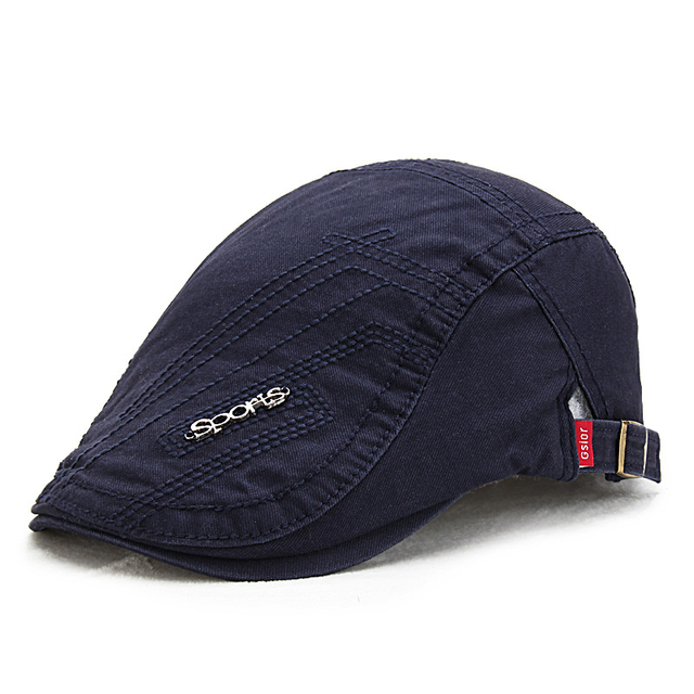 Fashion Letter Beret Hat Men Sun Hat Golf Driving Cabbie Hat Newsboy Flat Ivy Summer Cap Peaky Blinder Casquette Cap