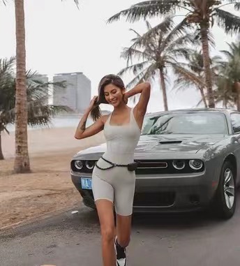 Sports Sets Women Seamless Yoga Jumpsuits With Pads Sleeveless Fitness Bodysuits One-Pieces Rompers Sportswear Gym Workout Suits