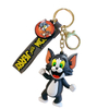 Car Key Chain Tom Cute Anime Cartoon Pendant Doll Bag Pendant Keychain for Girls Figures Accessories