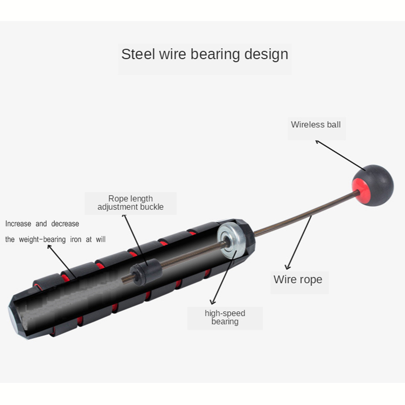 Bearing Cordless Skipping Jump Rope Sports Home Exercise Training