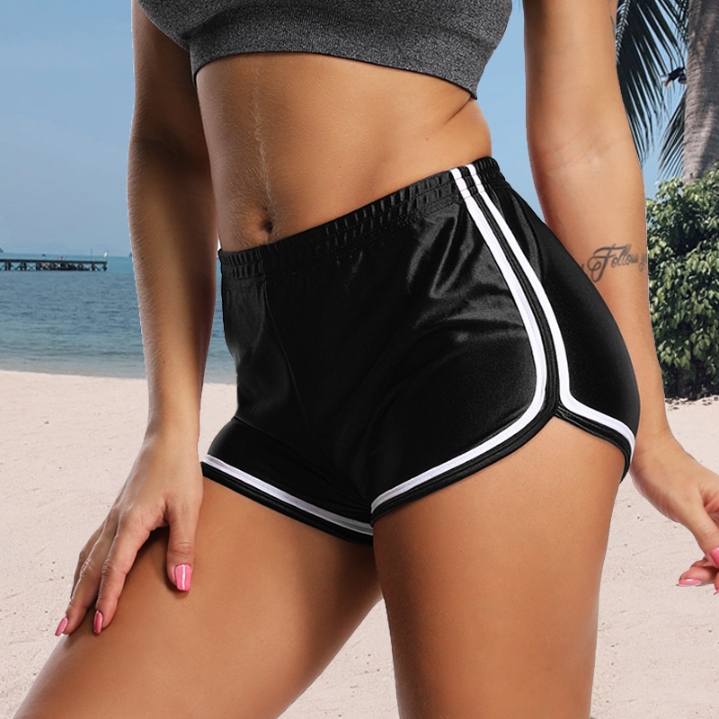 Women Sport Fitness Yoga Shorts Athletic Shorts Cool Ladies Sport Running Short Fitness Clothes Jogging Trousers Drop Shipping