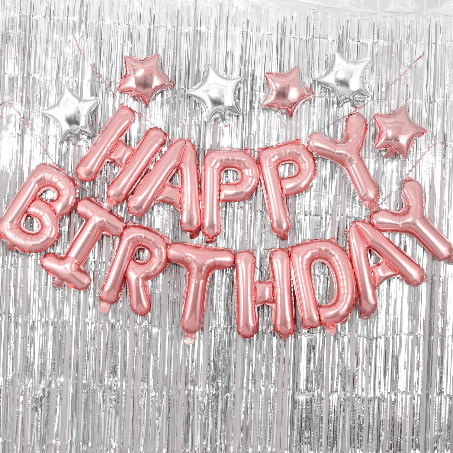 16inch Globos Birthday Balloon Decoration Rose Gold Happy Birthday Foil Balloons