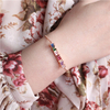 Colorful Cubic Zirconia Rainbow Bracelet for Women Gold Bracelets & Bangles Crystal Charm Jewelry Gift MBR190052