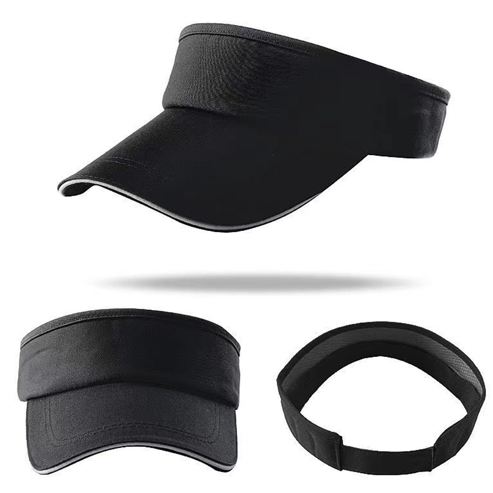 Summer Breathable Air Sun Hats Men Women Adjustable Visor UV Protection Top Empty Solid Sports Tennis Golf Running Sunscreen Cap