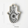 Europe Ceramic Jewelry Dish Trinket Dish Hand Small Jewelry Tray Decorative Plate Hamsa Hand Plates Decoration Crafts Decor