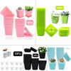 10PC Colorful Multi Square Nursery Flower Pot Plastic Nursery Pot Plant Seeds Nursery Box Transplant Flower Tray For Home Garden