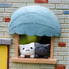 6Pcs/Set Funny Neko Atsume Meow Mochi Dango Cat Flower Pot Micro Landscape Mini Doll Balcony Decorations Flower Pot