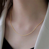 2023 Popular Silver Colour Sparkling Clavicle Chain Choker Necklace Collar For Women Fine Jewelry Wedding Party Birthday Gift