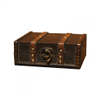  Wooden Vintage Lock Treasure Chest Jewelry Storage Box Case Organizer Large Capacity Retro Wood Bracelet Hair Clip Trinket Case