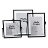 Nordic Gold Black Metal Painting Picture Poster Frame DIY Wall Photo Cube Frame Poster Creative Family Decorative Frame