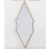 Decorative Wall Mirror with Round Aluminum Alloy Frame Gold
