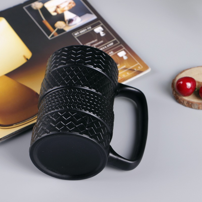 Exclusive Gift Item Novelty Car Wheel Shaped Tyre Design Coffee Mug 